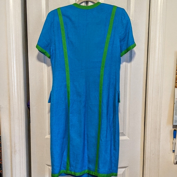 4/$25 Vintage Ronnie Heller dress sz 8 - Picture 7 of 8